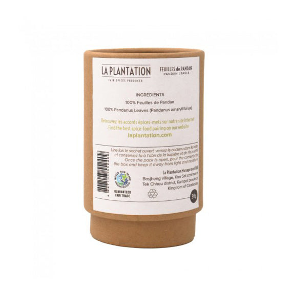 LA PLANTATION Organic Pandan Leaves Powder, 50g
