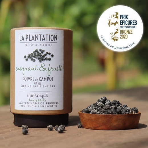 LA PLANTATION Organic Salted Kampot Pepper