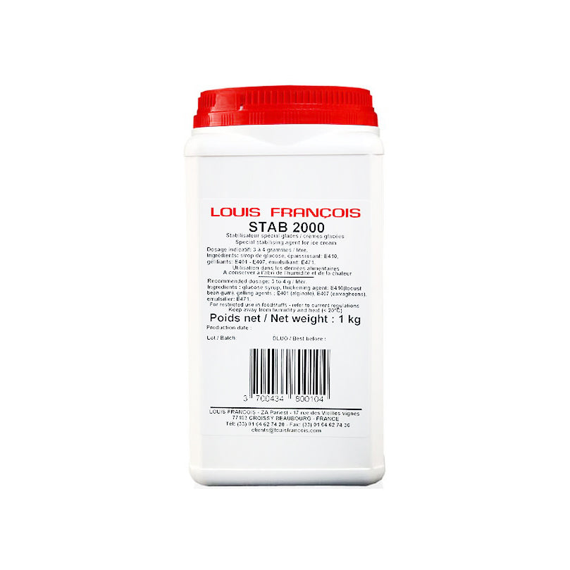 LOUIS FRANCOIS Stab 2000 Ice Cream Stabilizer, 1kg