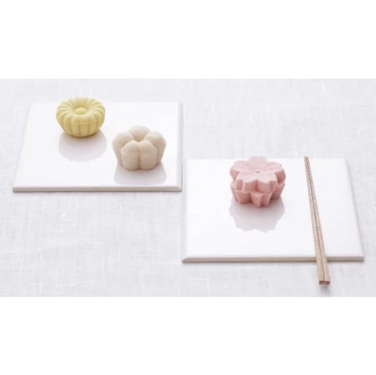 MACHIKO CHIBA Wagashi Mould Set, Flower Nerikiri