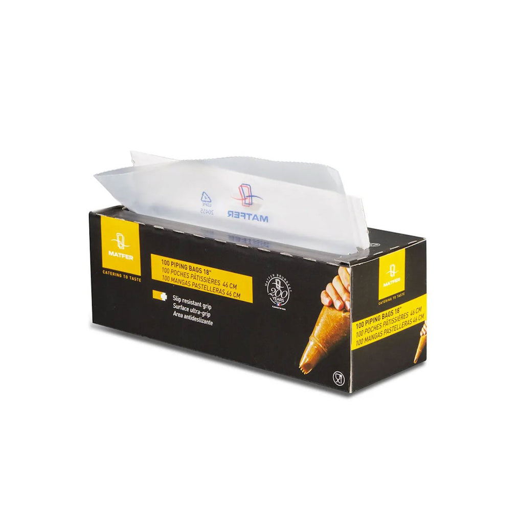 MATFER Disposable Piping Bags, 18"/45cm