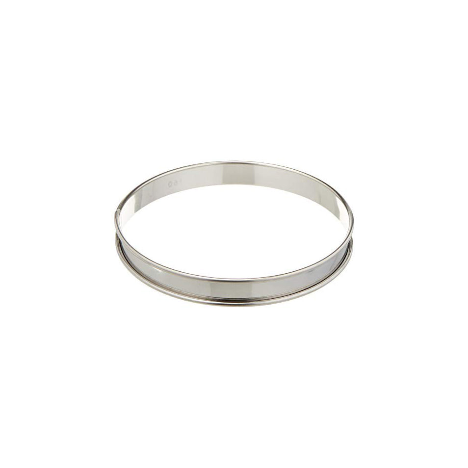 MATFER S/S Tart Ring with Rolled Edges, 6 1/4