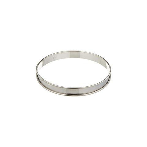 MATFER S/S Tart Ring with Rolled Edges, 6 1/4"