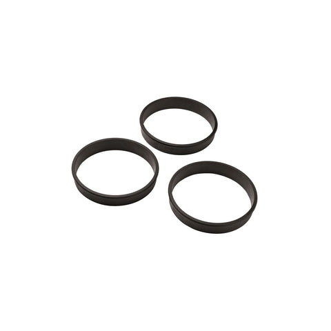 MATFER Exoglass Tart Rings, 2 1/3" / 6cm (pack of 6)