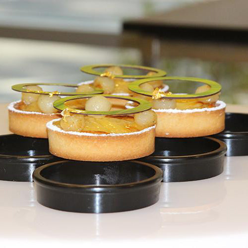 MATFER Exoglass Tart Rings, 2 3/4" / 7cm (pack of 6)