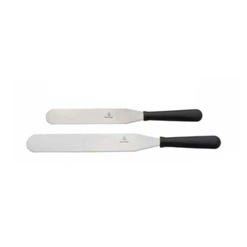 MATFER S/S Flat Blade Spatula with Ergonomic Handle, 9 7/8