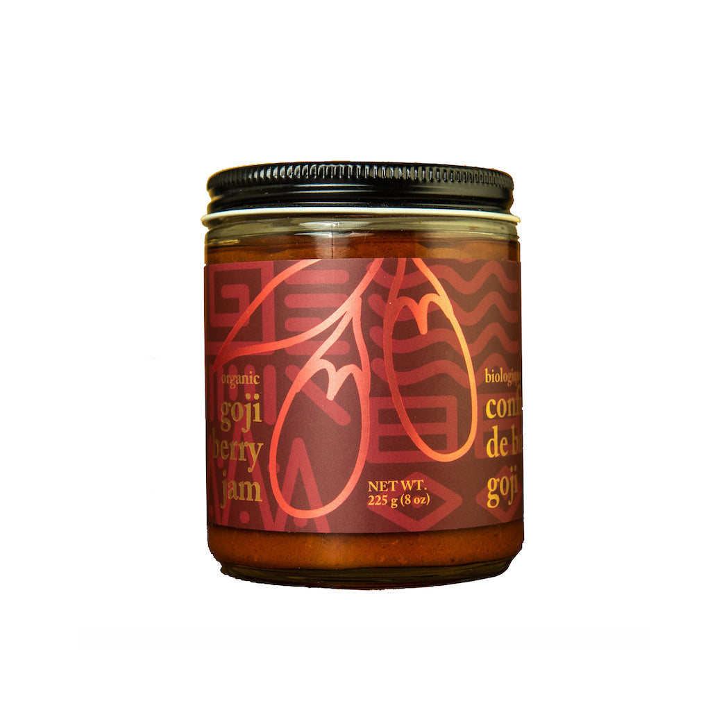 MOMOFOOD+DESIGN Organic Goji Berry Jam, 225g