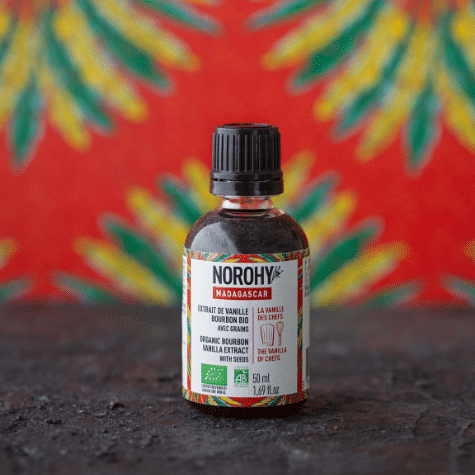 NOROHY Organic Madagascar Vanilla Extract with Seeds, 50ml