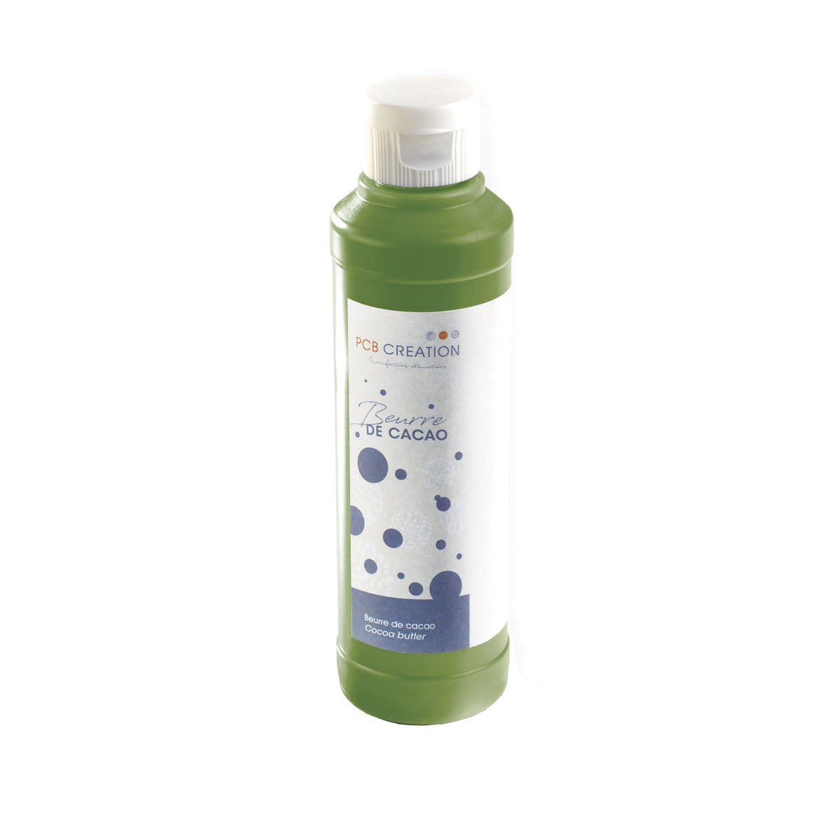 PCB CREATION Green Coloured Cocoa Butter, 200g