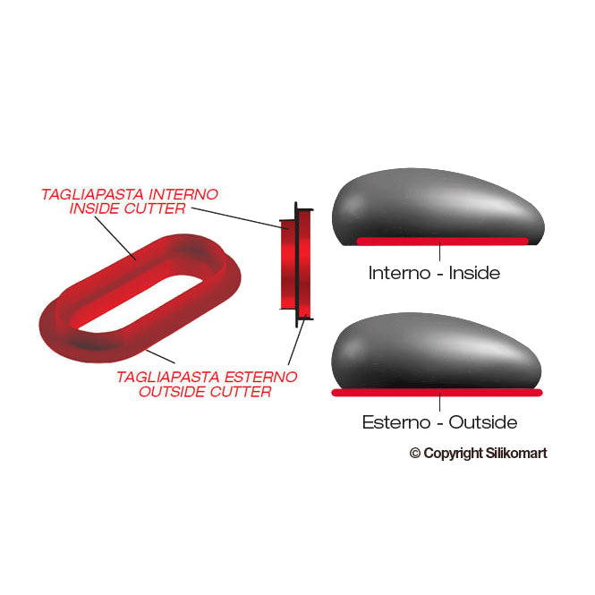 SILIKOMART Pillow 80 (Silicone Mould + Cutter)