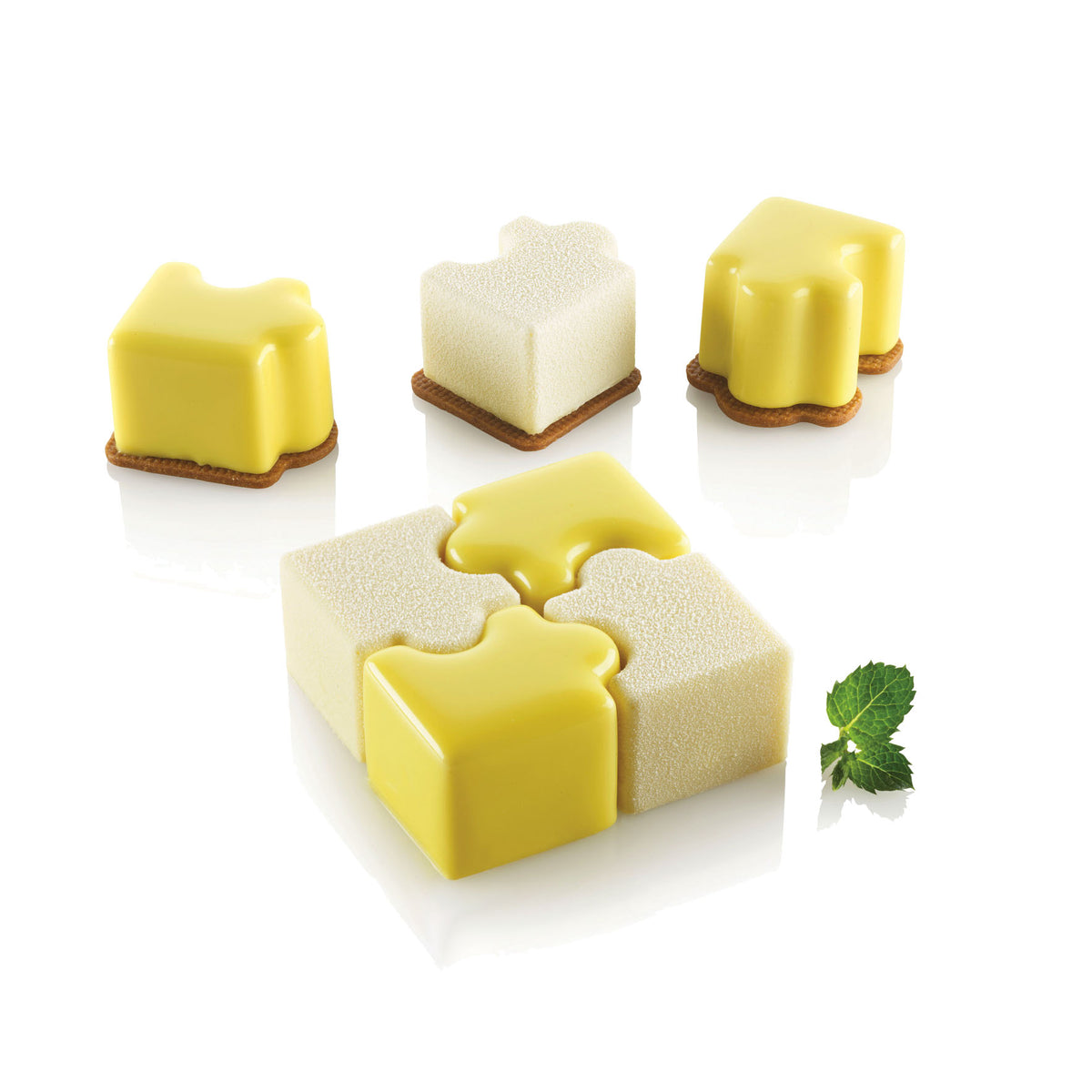 SILIKOMART Puzzle 30 (Silicone Mould + Cutter)
