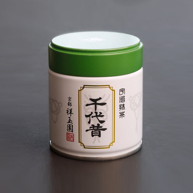 SHOGYOKUEN Ceremonial Grade Matcha, Powdered Green Tea, #4 Chiyomukashi, 40g