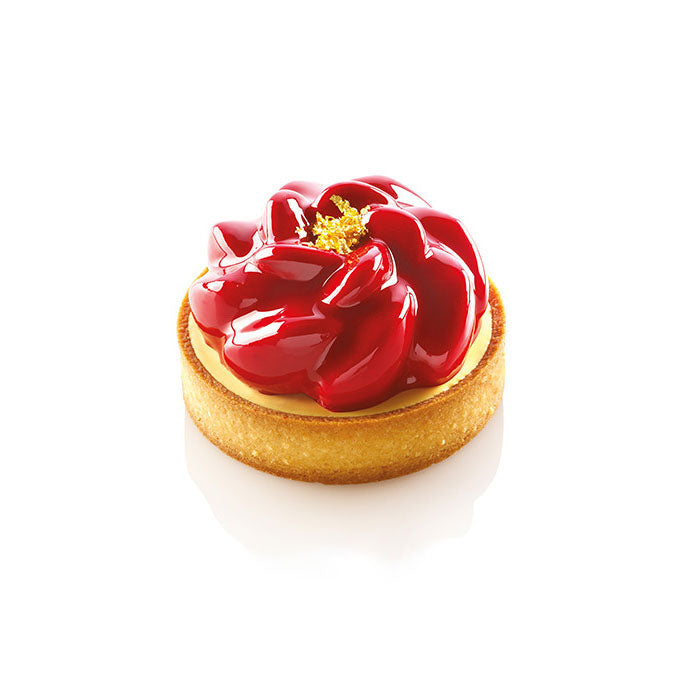 SILIKOMART Fleur Tart Ring Kit (Silicone Mould + Rings)