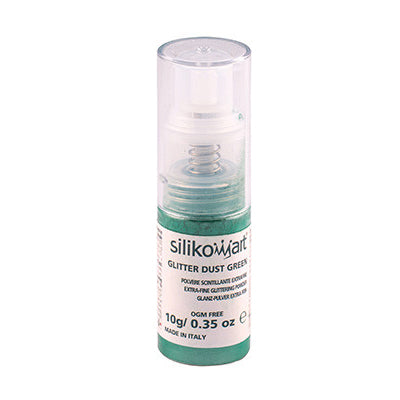 SILIKOMART Green Glitter Dust Spray, 10g