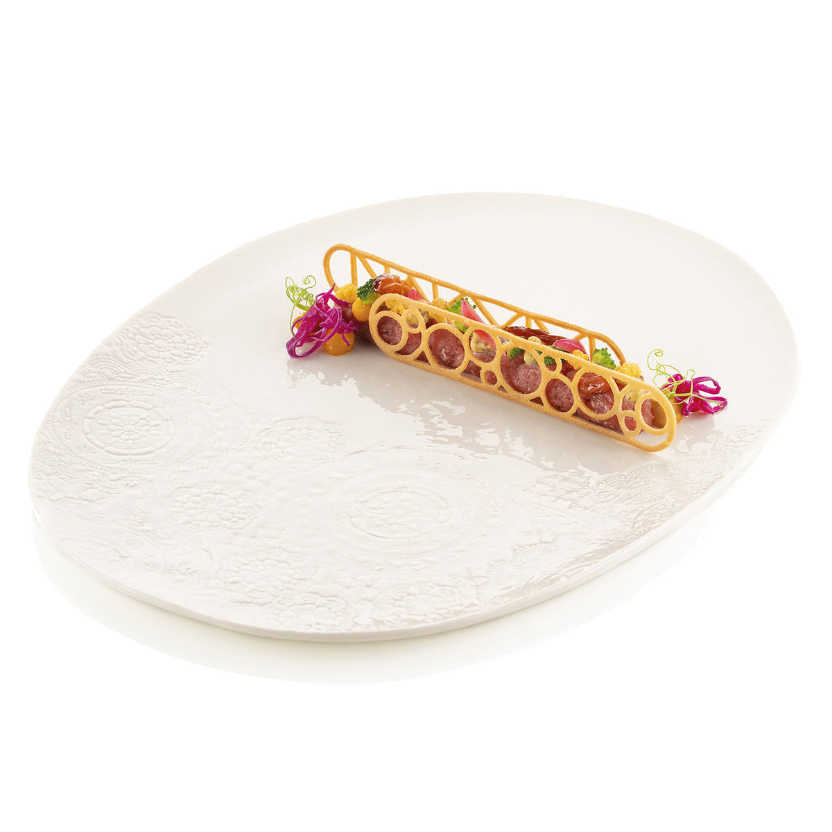 SILIKOMART Lampo Silicone Decor Mould for Tuile and Chocolate 33.313.36.0065