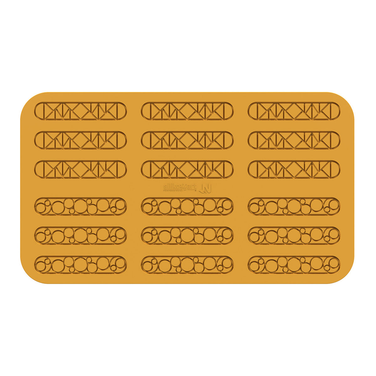 SILIKOMART Lampo Silicone Decor Mould for Tuile and Chocolate 33.313.36.0065