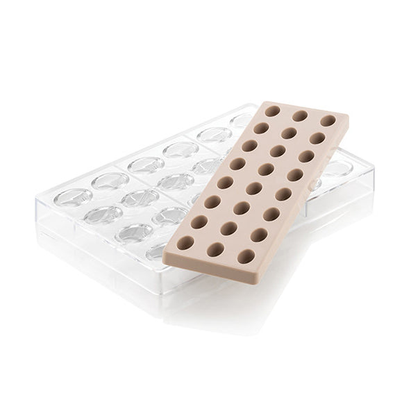 SILIKOMART Ovale 01 Chocolate Mould Kit, Bonbon