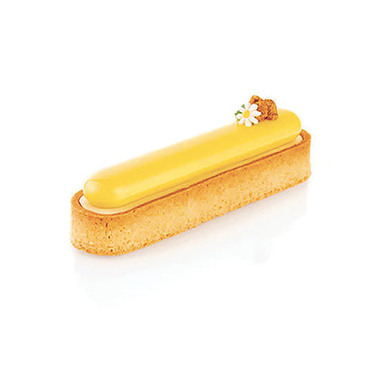SILIKOMART Perforated Non-Stick Oblong Tart Rings (Set of 6)