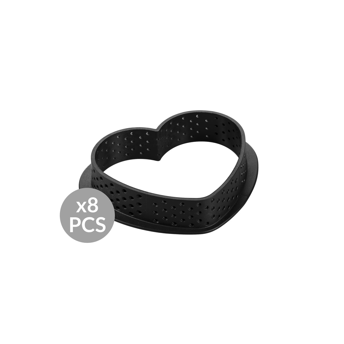 SILIKOMART Perforated Non-Stick Tart Rings