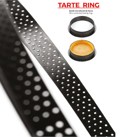 SILIKOMART Perforated Non-Stick Tart Rings