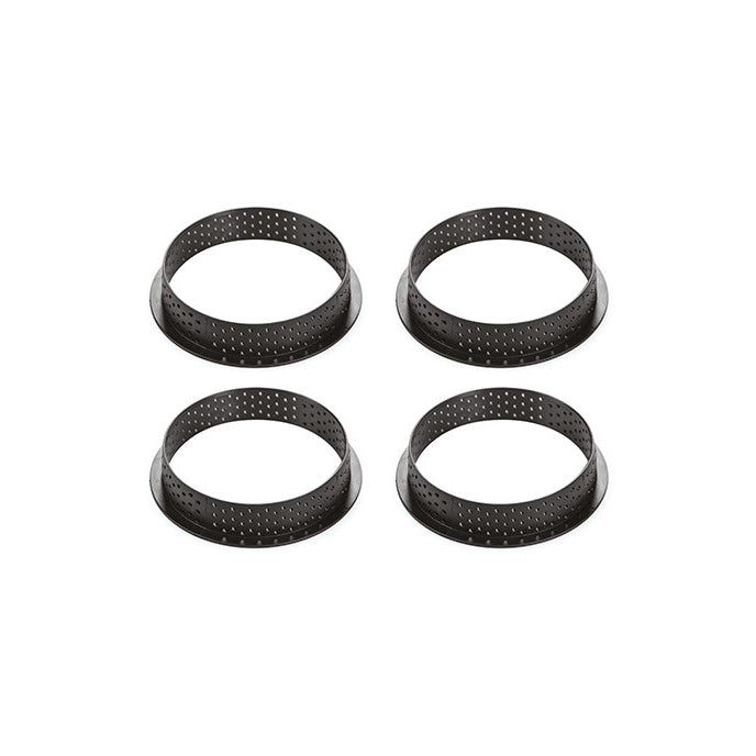 SILIKOMART Perforated Non-Stick Tart Rings