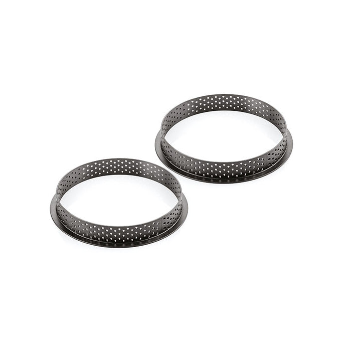 SILIKOMART Perforated Non-Stick Tart Rings