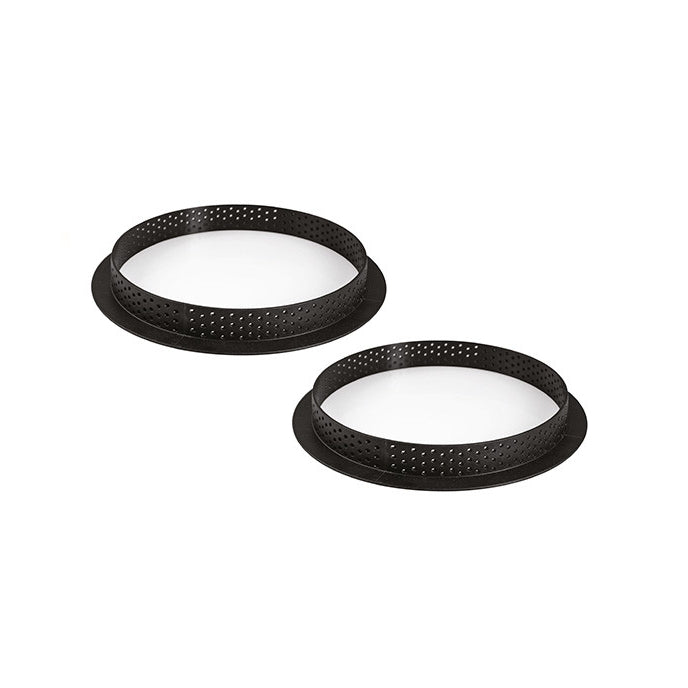SILIKOMART Perforated Non-Stick Tart Rings