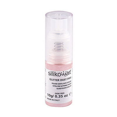 SILIKOMART Pink Glitter Dust Spray, 10g