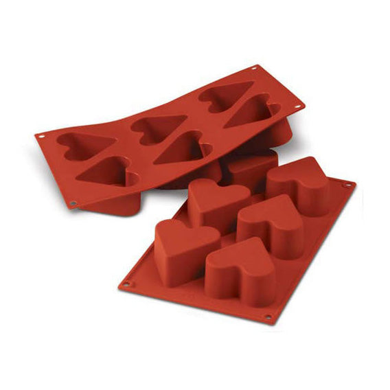 SILIKOMART SF036 Heart Silicone Mould Ø65 mm 30.036.00.0060