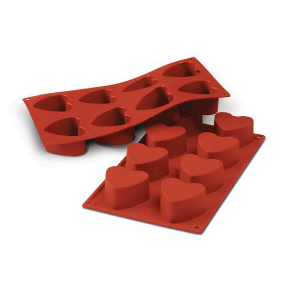 SILIKOMART SF040 Heart Silicone Mould Ø60 mm 30.040.00.0060