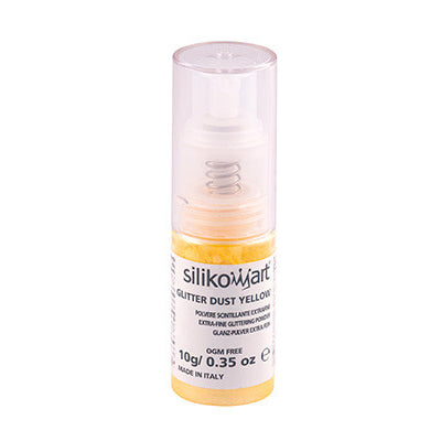 SILIKOMART Yellow Glitter Dust Spray, 10g
