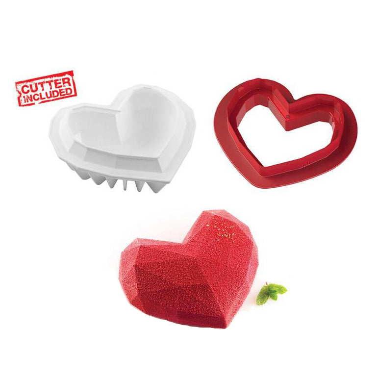 SILIKOMART Amore Origami 600 (Silicone Mould + Cutter)