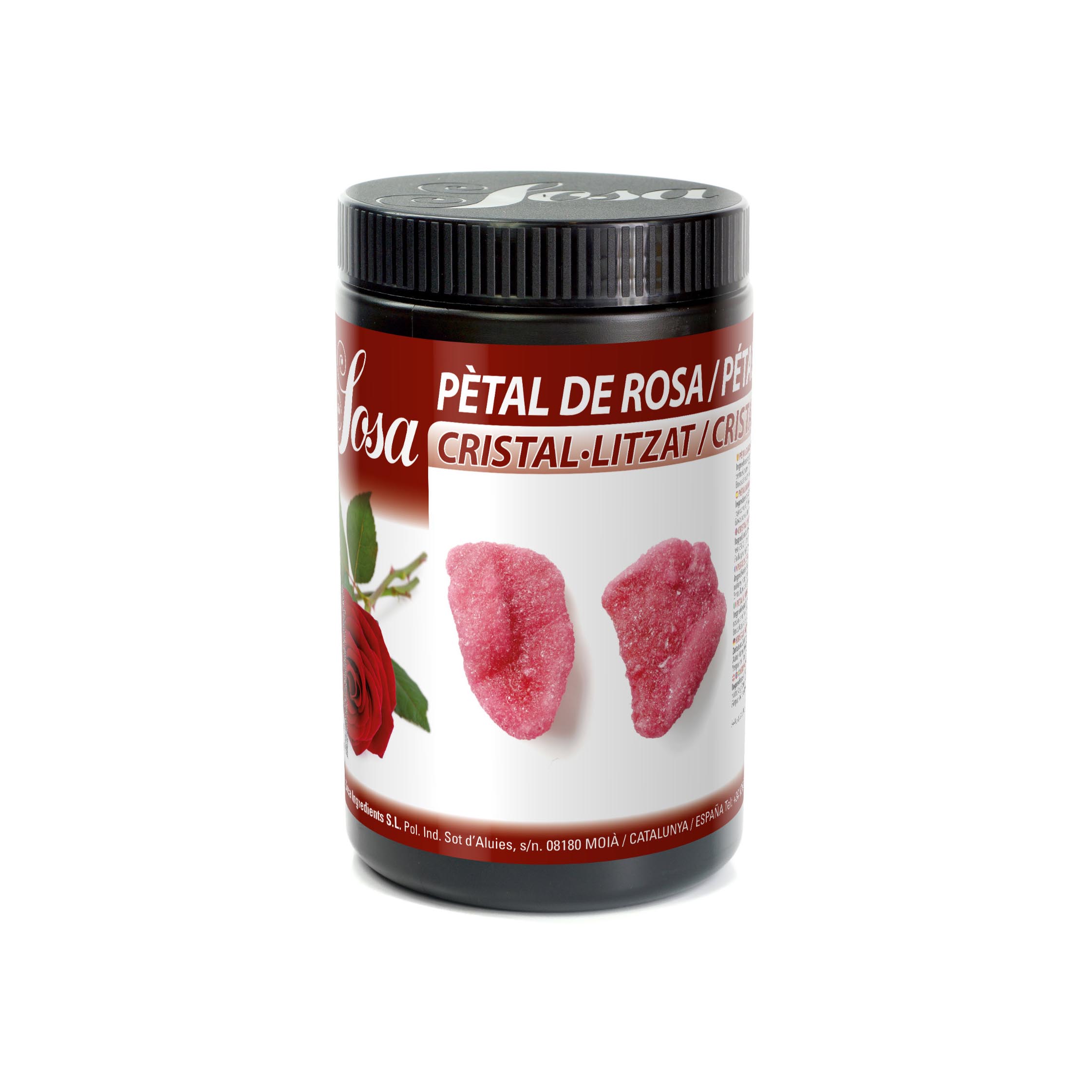 SOSA Crystallized Rose Petals, 300g