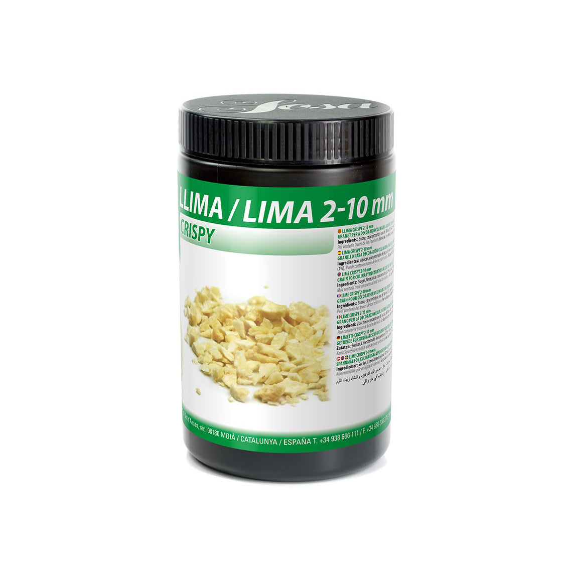 SOSA Freeze Dried Lime Crispy 2-10mm, 200g