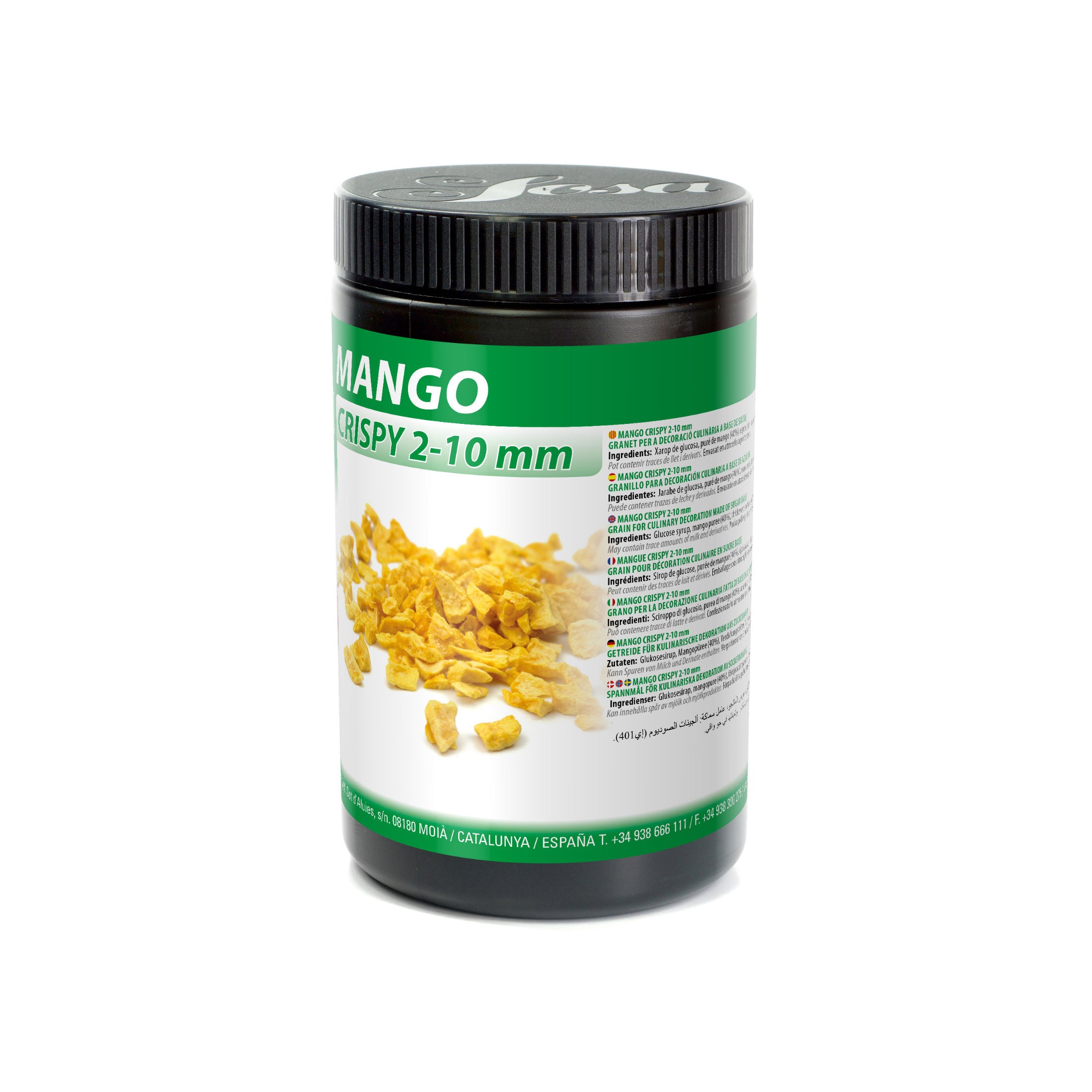 SOSA Freeze Dried Mango Crispy 2-10mm, 250g