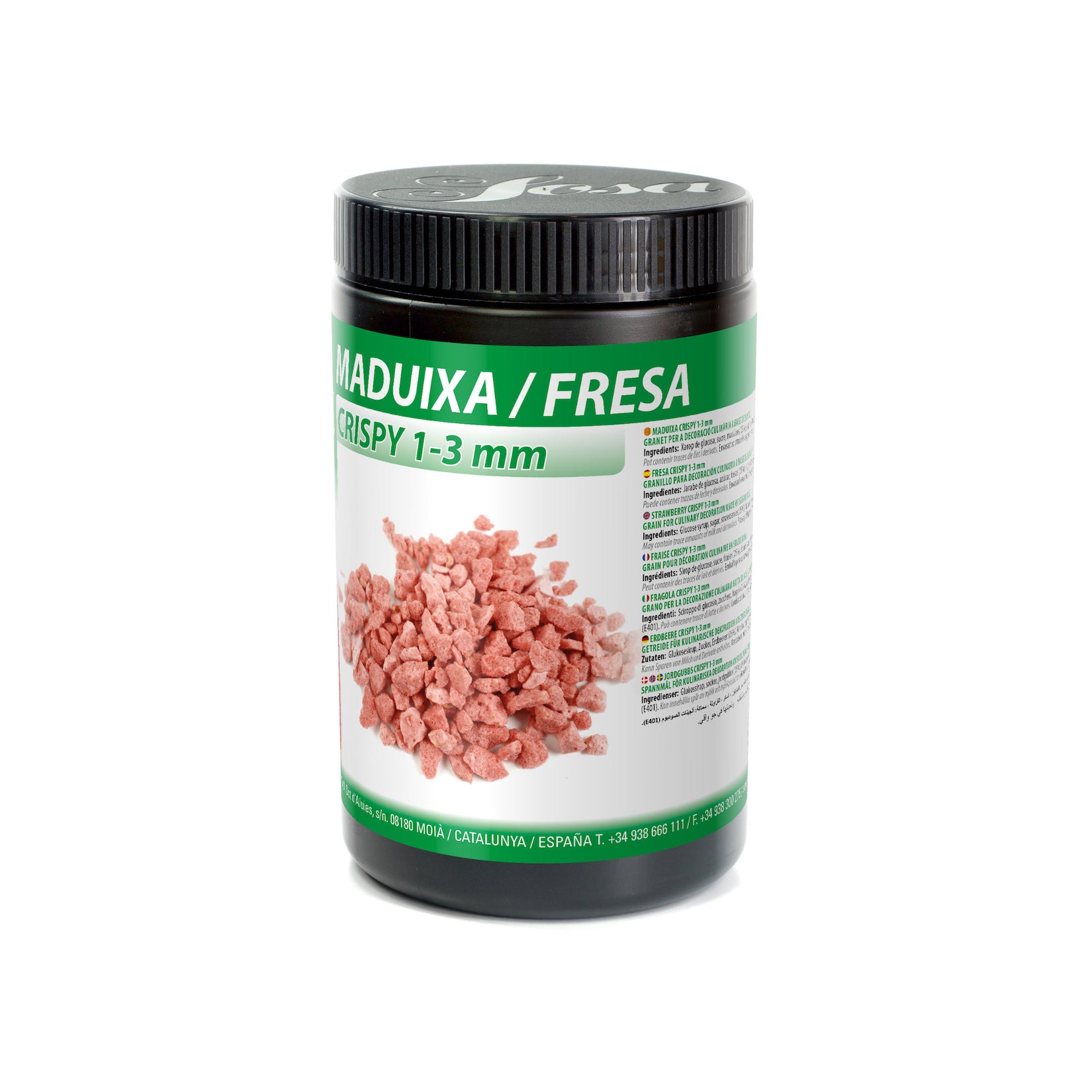 SOSA Freeze Dried Strawberry Crispy 1-3mm, 250g