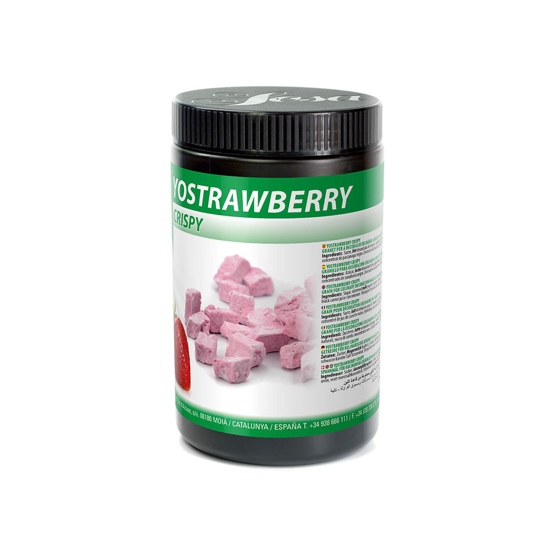SOSA Freeze Dried Strawberry Yogurt Crispy, 150g