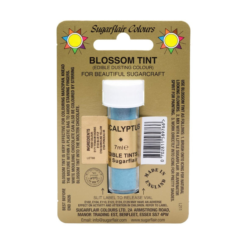 SUGARFLAIR Eucalyptus Edible Blossom Tint Dusting Colours, 7ml