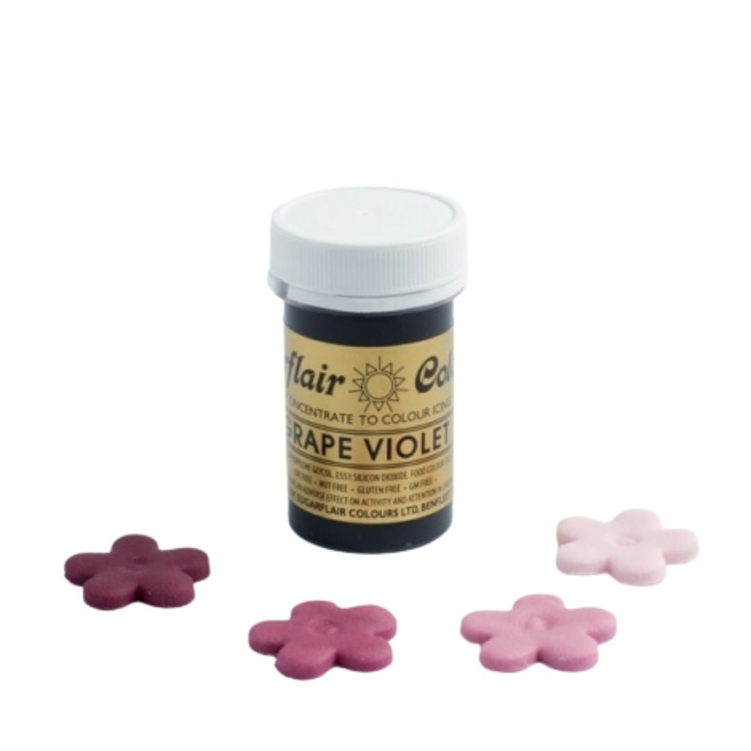 SUGARFLAIR Grape Violet Spectral Concentrated Paste Colours, 25g