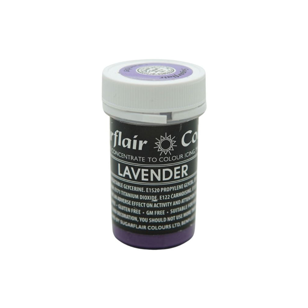 SUGARFLAIR Lavender Pastel Concentrated Colours, 25g