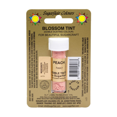 SUGARFLAIR Peach Edible Blossom Tint Dusting Colours, 7ml