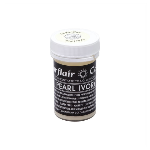 SUGARFLAIR Pearl Ivory Pastel Concentrated Colours, 25g