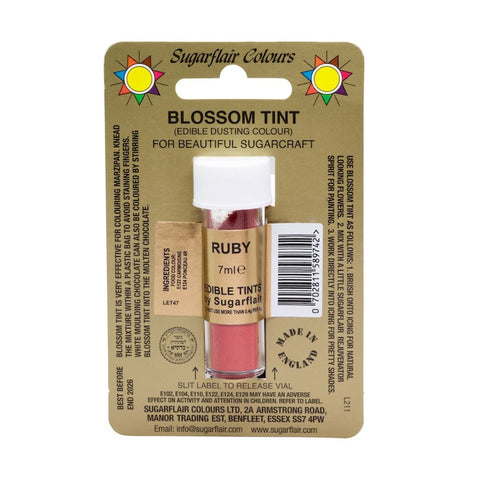 SUGARFLAIR Ruby Edible Blossom Tint Dusting Colours, 7ml