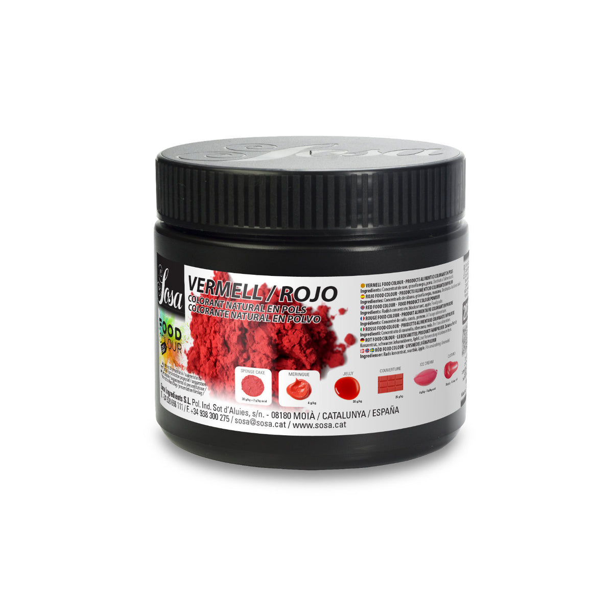 Sosa All Natural Food Colouring in Powder, Red