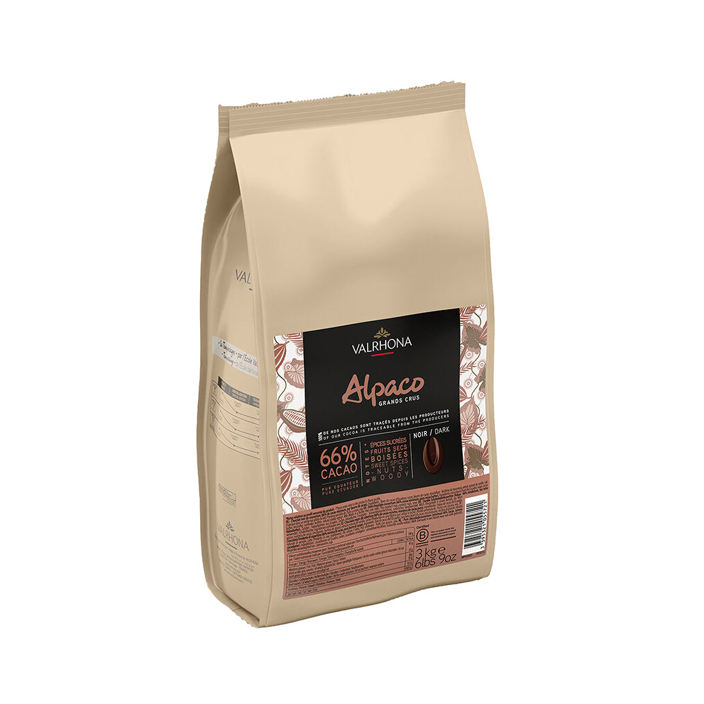 VALRHONA Alpaco 66%, Dark Chocolate Couverture
