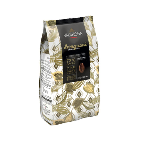 VALRHONA Araguani 72%, Dark Chocolate Couverture
