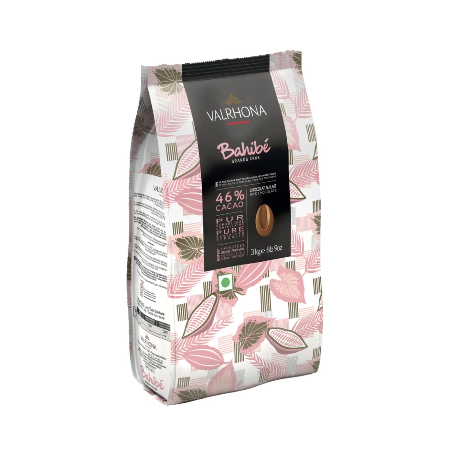 VALRHONA Bahibe 46%, Milk Chocolate Couverture