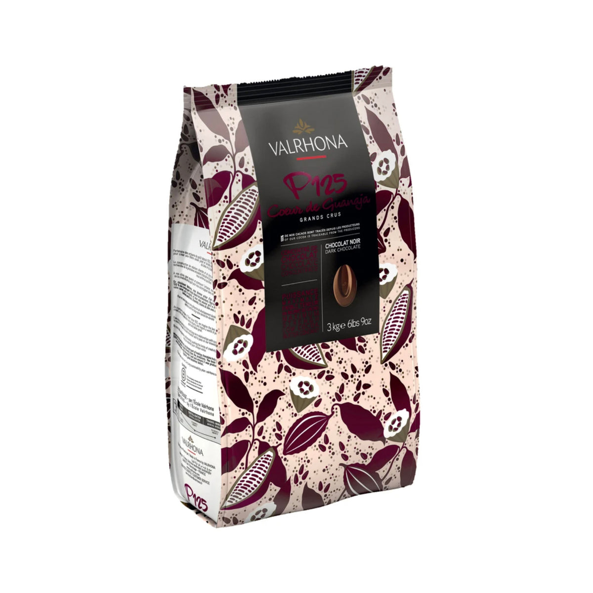 VALRHONA P125 Coeur de Guanaja - Concentrate, Dark Chocolate Couverture