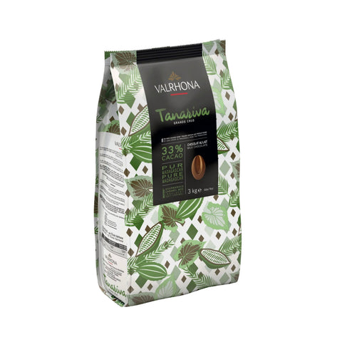 VALRHONA Tanariva 33%, Milk Chocolate Couverture