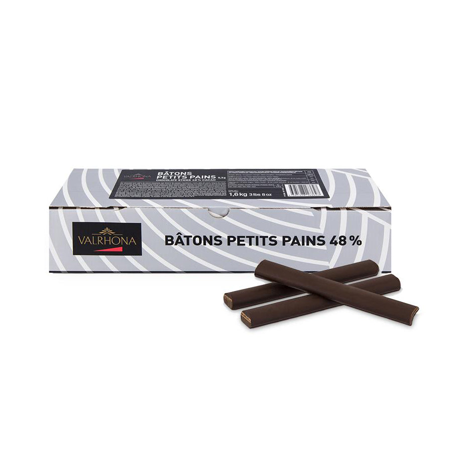 VALRHONA 48% Dark Chocolate Batons, 1.6kg